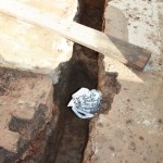 Fundament Waschküche Abfluss